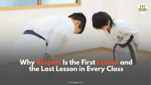 Respect in martial arts taught through discipline and tradition