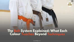 Belt system explained showing karate rank progression
