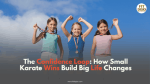 Confidence loop helping kids build self-belief through karate