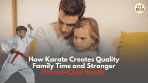 Karate Family Time featuring a family bonding through martial arts training