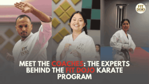 Fit Dojo Coaches during karate training