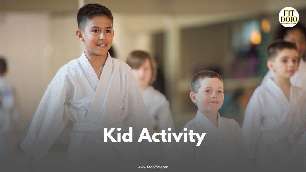Children learning martial arts through engaging kid activities