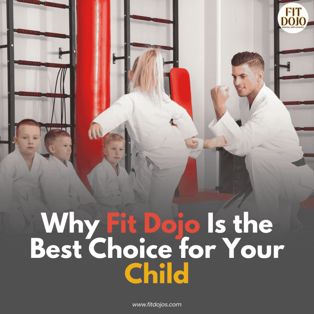 Happy children practicing karate at Fit Dojo, showing why Fit Dojo Karate is best for kids