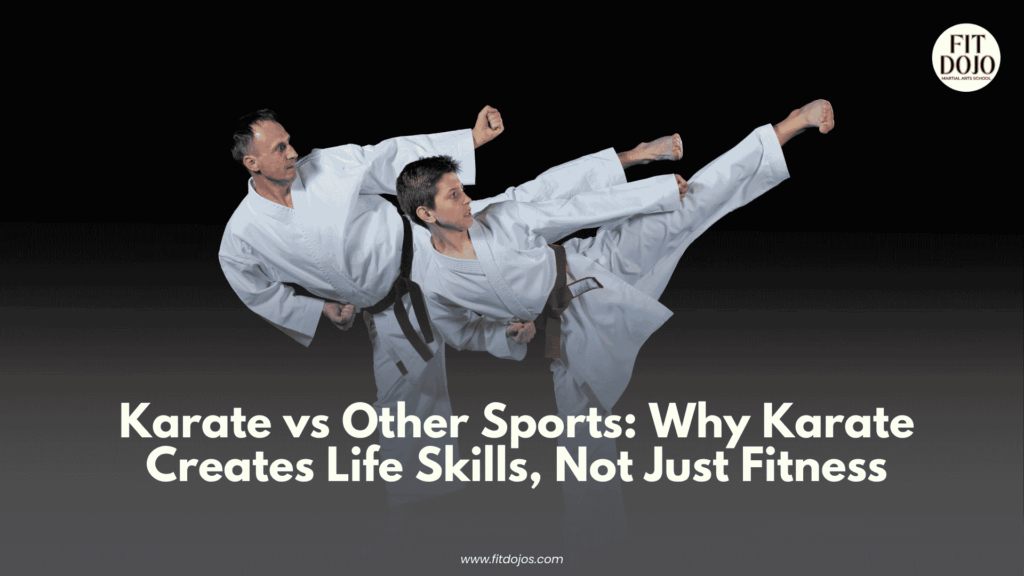 Karate vs other sports showing benefits for kids