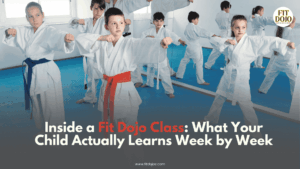 Fit Dojo karate class for kids and families
