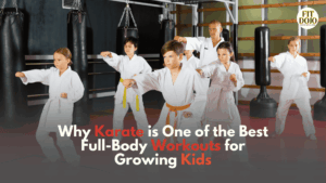Karate Full-Body Workout Kids exercising with karate moves