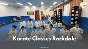 Karate Classes Rockdale in a busy martial arts class environment