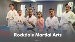 Rockdale martial arts classes at Fit Dojo with students training in a busy local dojo