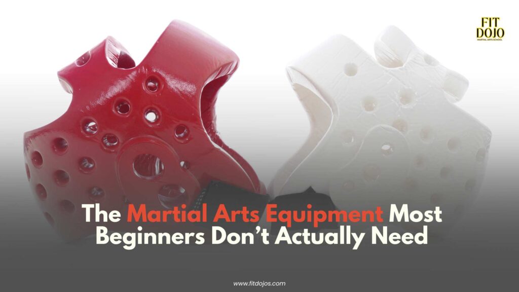 A display of Martial Arts Equipment for training.