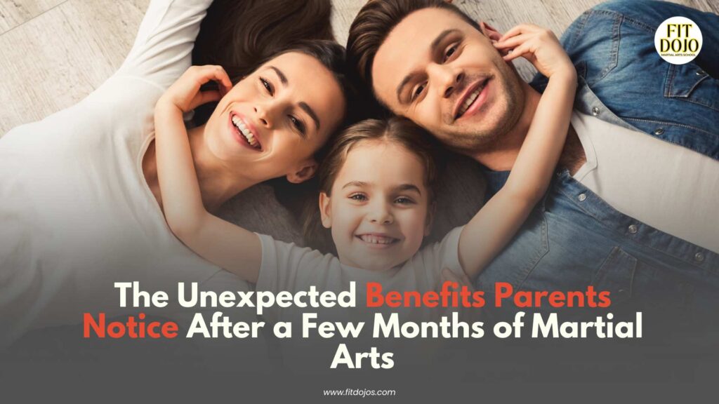 Family observing subtle Martial Arts Benefits as training reflects in everyday life.