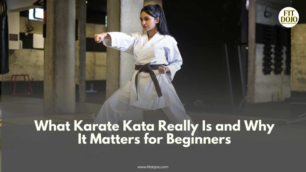 Photo of instructor demonstrating key Karate Kata movements step by step.