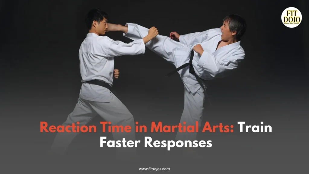 Reaction time drills for martial artists during partner training