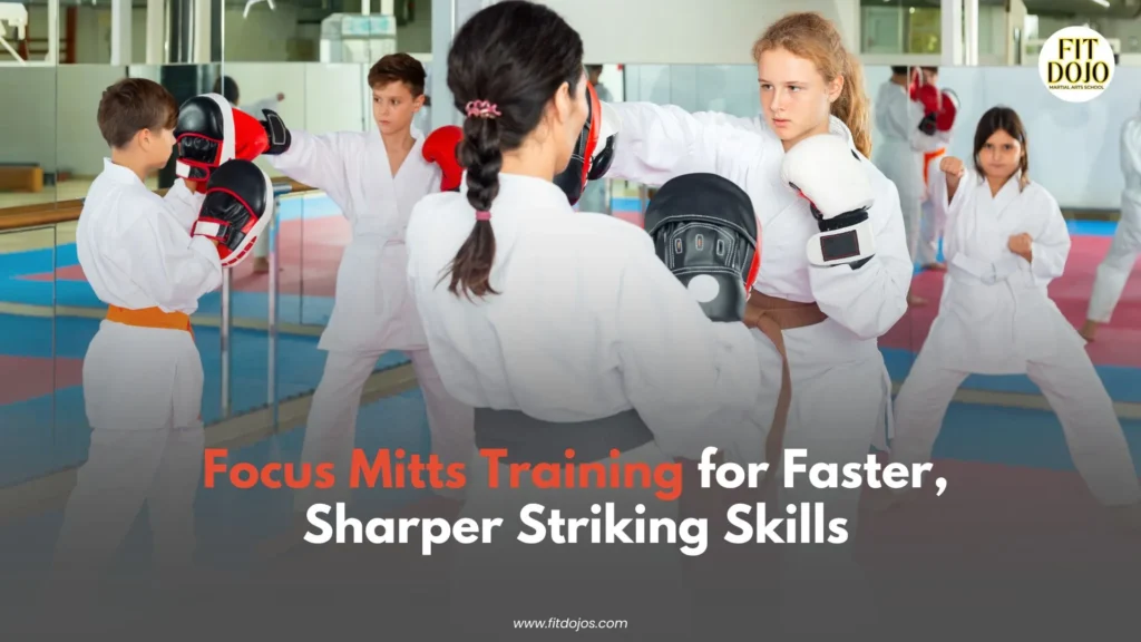 Focus mitts training for punching speed and accuracy