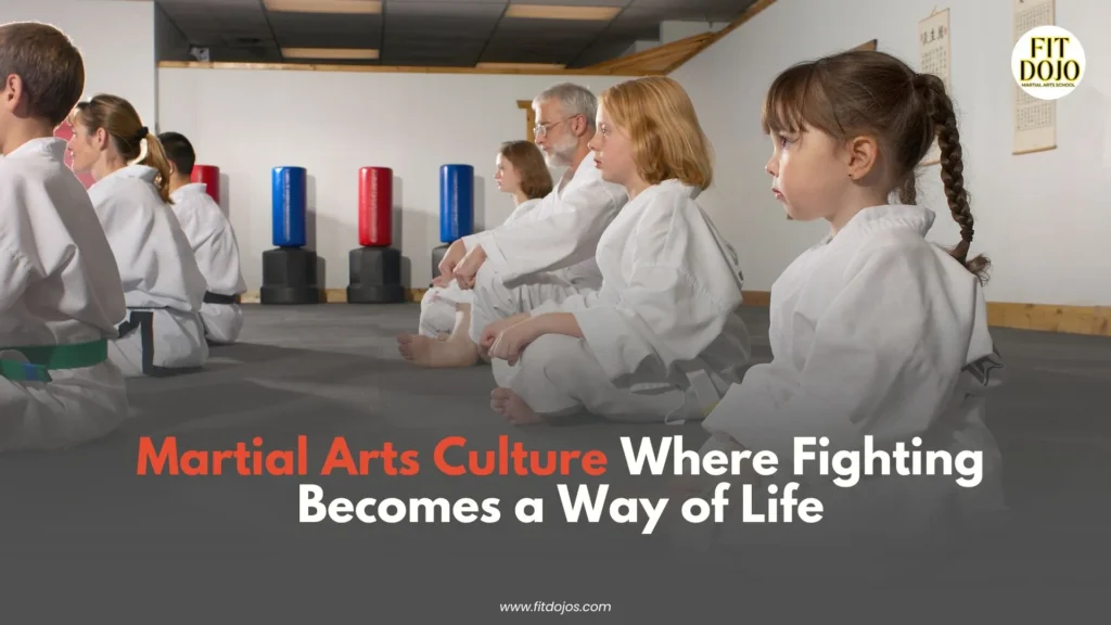 Martial arts culture during karate training