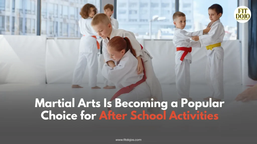 Children taking part in structured after school activities