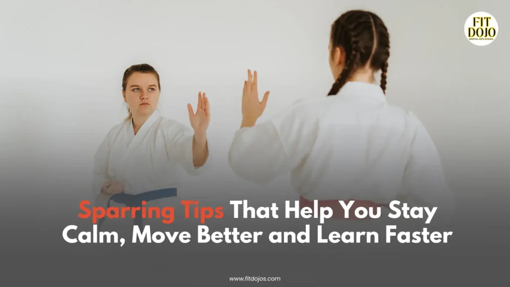 Sparring tips for beginners practicing controlled martial arts training