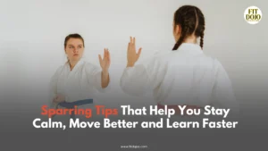 Sparring tips for beginners practicing controlled martial arts training