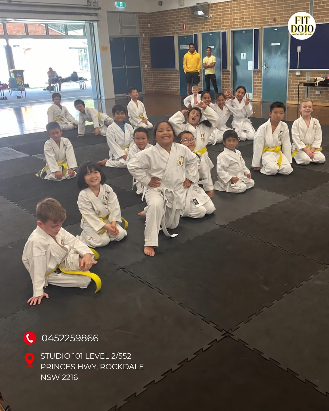 Martial arts student practicing static balance